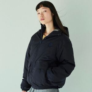 Na9《美品》ABODE OF SNOW アボードオブスノー LHOTSE LIGHT DOWN JACKET ロツェライトダウンジャケット ネイビー 軽量 size1 レディース