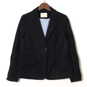 ザラ テーラードジャケット 金ボタン フォーマル 卒入園式 キッズ 女の子用 13/14 164cmサイズ ネイビー ZARA