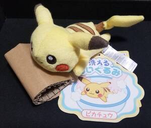 送料無料 ポケモン ピカチュウ 洗えるぬいぐるみ マスコット pokemon Pikachu Washable Plush Doll