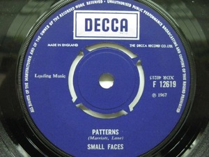 SMALL FACES-Patterns / E Too D (UK オリジナル 7+カンパニー・スリーブ)