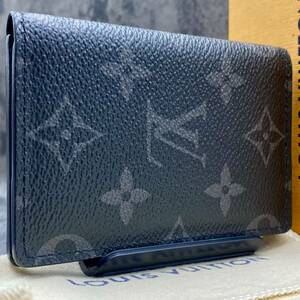 【未使用/箱袋】ルイヴィトン LOUIS VUITTON カードケース M61696 モノグラム エクリプス 名刺入れ メンズ オーガナイザードゥポッシュ