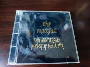 【即決】 中古オムニバスCD２枚組 「EUROBEAT FLASH 10TH ANNIVERSARY NON-STOP MEGA MIX」