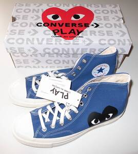 PLAY COMME des GARCONS CONVERSE HI blue 27cm ハイカット コンバース コムデギャルソン