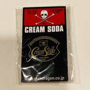 ◆新品◆クリームソーダ【新ドクロ/ピンバッジ】未使用◆ CREAM SODA/ピンクドラゴン/ブラックキャッツ/ロカビリー/ロックンロール