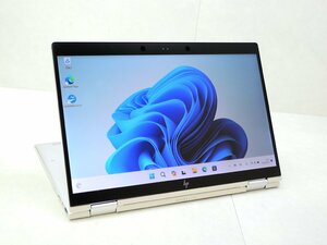 ☆1円☆第8世代☆HP☆EliteBook x360 1030G3☆高解像度☆Core i5 1.6GHz/8GB/SSD256GB/無線/Bluetooth/WWAN/カメラ/タッチ/Office/Win11☆