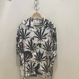 WACKOMARIA ワコマリア　2024s/s HAWAIAN SHIRT オバケ　aloha shirt アロハシャツ　ホワイト　サイズL 666848