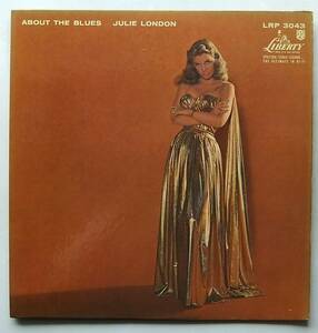 ◆ JULIE LONDON / About The Blues ◆ Liberty LRP 3043 (turquoise) ◆