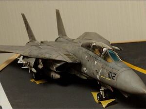 完成品 タミヤ1/48 F-14A VF-41 ブラックエーセス