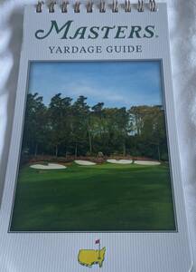 2024年 マスターズ ゴルフ YARDAGE GUIDE 公式商品