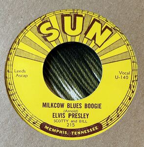 Elvis Presley 7inch Milkcow Blues Boogie .. Sun Records ロカビリー