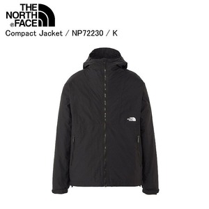 未使用 L ノースフェイス コンパクトジャケット NP72230 黒 K ブラック THE NORTH FACE COMPACT JACKET ナイロンジャケット パーカー