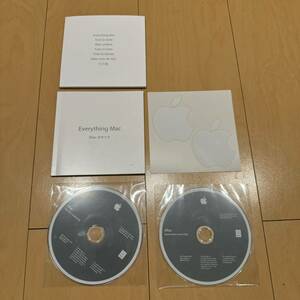 Mac OS X 10.6.4 iMac 2010 OS&アプリケーション インストール用DVD+説明書＆ステッカー付き