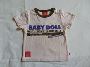 ★BABY DOLL ベビードール★　80cm　ピンク色　半袖Ｔシャツ