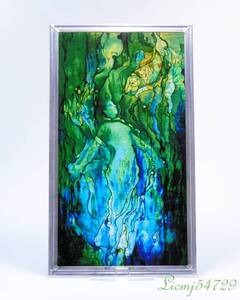 The Mermaid　人魚　ルイス C ティファニー　ステンドグラス　Glassmasters グラスマスターズ　複製品　フィールド自然史博物館 非常に希少