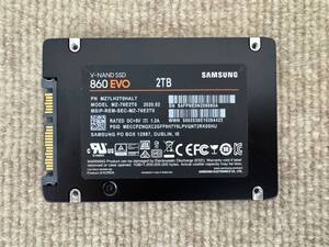 Samsung 860 EVO 2TB SATA SSD 2.5インチ MZ7LH2T0HALT MZ-76E2T0 [PT258]