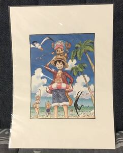 送料無料 ワンピース 未開封品　複製原画 ルフィ チョッパー ONE PIECE 複製原稿　少年ジャンプ　集英社