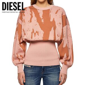 ☆目を惹くデザインニット☆正規品/新品/未使用/Sサイズ■タグ付き/定価30,800円■DIESEL ディーゼル レディース ワイドリブ セーター 02