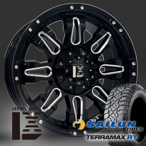 ランドクルーザー200 / 100 系 LEXXEL Balano 20インチ SAILUN TERRAMAXX R/T 275/55R20 タイヤホイールセット ホワイトレター