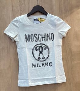 クリーニング済　MOSCHINO COUTURE!　モスキーノ クチュール　半袖Tシャツ　トップス　ホワイト　