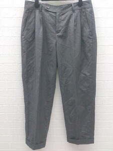 ◇ green label relaxing UNITED ARROWS スラックス パンツ サイズ40 グレー レディース