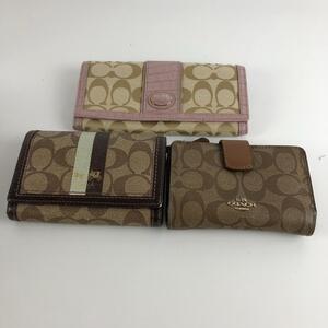 COACH コーチ シグネチャー 二つ折り財布 セット まとめ売り 財布 カードケース お札入れ 小銭入れ コインケース レディース