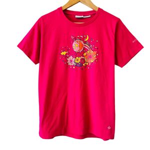 oo485cc Colombia コロンビア　サイズXL Tシャツ　ピンク　 半袖 クルーネック レディース　カットソー　アウトドア　OMNI-WICK 吸水速乾