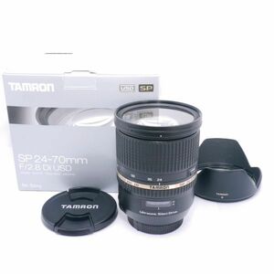 ☆良品・完動☆TAMRON SP 24-70mm F2.8 Di VC USD A007 ソニー/ミノルタ用 Aマウント タムロン 大三元レンズ☆保証付☆F104