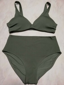 H&M 上下セット ビキニセット 水着 深緑　グリーン　サイズ:EUR 42