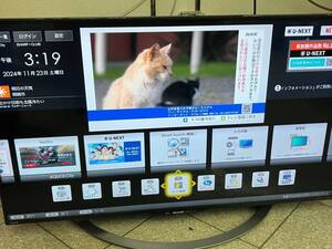 ★f彡中古美品　LC-40U45　2017年製　SHARP　40型 LED 液晶 テレビ　外付けHDD ２番組同時録画　Wifi　 Youtube　NETFLIX ２画面