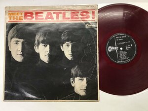 LP / THE BEATLES / MEET THE BEATLES / 赤盤 [1218RT]