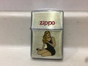 Zippo　ジッポー　セクシー　女性　イラスト　樹脂コーティング　1994年製　未使用　　　T225　　　　KJ1