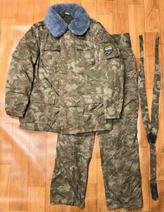 超希少品 未使用 デッドストック 初期ロシア軍 ブタン迷彩 冬季用 戦闘服セット 48-4 93年製 VSR-84 ロシア連邦軍 チェチェン TTsKO Dubok