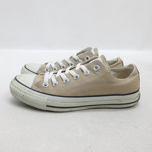 G■【24.5cm】コンバース/CONVERSE ALL STAR　ローカットキャンバススニーカー 1CL129/ベージュ/LADIES/36【中古】■