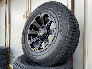 即納 120/150プラド FJクルーザー スタッドレス SAILUN WST3 265/70R17 17インチ 新品 タイヤホイールセット 1台分 ノーマル車高対応