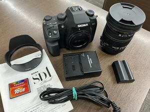 シグマ SIGMA デジタル一眼レフカメラ SD1Merrill メリル 17-50mm 16GB FCカード付き