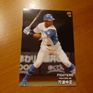 万波中正　2024　第2弾 カルビー プロ野球チップス レギュラーカード　【送料63円～】 北海道日本ハムファイターズ