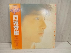 動作未確認 現状品 【LP盤】the best　西城秀樹