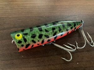 ヘドン heddon オールド　チャガースプーク　GR スイカ　縦割れ　検索　old HEDDON