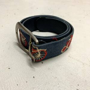 70s～ HICKOK デニム ベルト 自転車 刺繍 レディース古着 ヴィンテージ VINTAGE ハイコック アメリカ USA ヒッピー 未使用 Deadstock