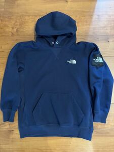 THE NORTH FACE ノースフェイス スウェット パーカー フーディー プルオーバー 裏起毛　メンズS 紺　 HOODIE NT62039