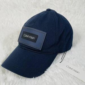 未使用 CALVIN KLEIN カルバンクライン キャップ 帽子 ネイビー K50K505731 CCM