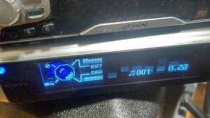 送料込！ジャンク！SONY cdx-m850mp CD/MP3 1din 当時物 2画面液晶 