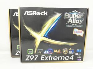 【匿名配送 送料無料】 ジャンク品 マザーボードx2枚 ASRock Z97 Extreme4 ATX LGA1150 中古品 ・047