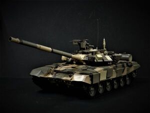 【7.0 ver・赤外線ユニット・BB弾発射・サウンド・発煙仕様 】Heng Long 2.4GHz 1/16 戦車ラジコン ロシア主力戦車 T-90