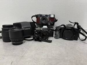 #1854 カメラ本体 レンズ おまとめ Canon Konica OLYMPUS MINOLTA 動作未確認