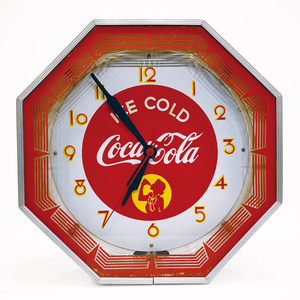 ☆Neon Product社製 ICE COLD Coca Cola RED ネオンクロック ネオンサイン Neon sign ☆