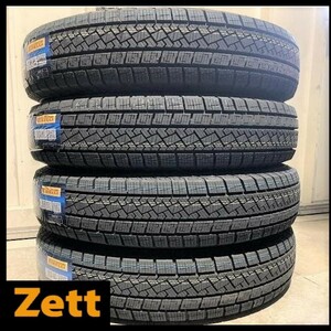 送料無料 新品 4本セット (ML0006.8.2) 195/60R16 89H PIRELLI ICE ZERO ASIMMETRICO 2023年製造屋内保管 スタッドレス 195/60/16