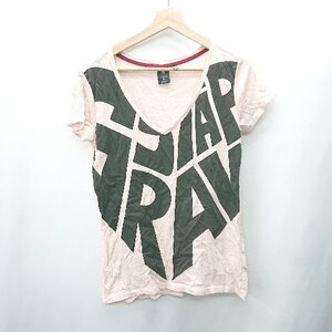 ◇ ⊂ G-STAR RAW ジースターロー 半袖 Tシャツ サイズXS ピンク レディース E