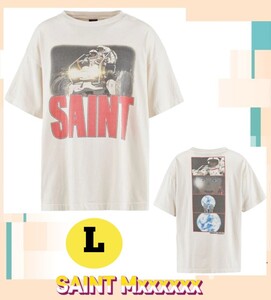 新作商品 セントマイケル FD_SS TEE SAINT Mxxxxxx トップス Tシャツ ヴィンテージ感 希少品 サイズL