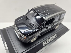 1/43 ホンダ エレメント 1:43 Honda Element 黒 ブラック系 専用台座 & ケース付 SUV 右ハンドル入手困難 レア物 旧車 ミニカー ELEMENT